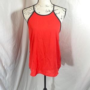 Monteau Scoop Neck Sleeveless Key Hole Back Blouse Sz M